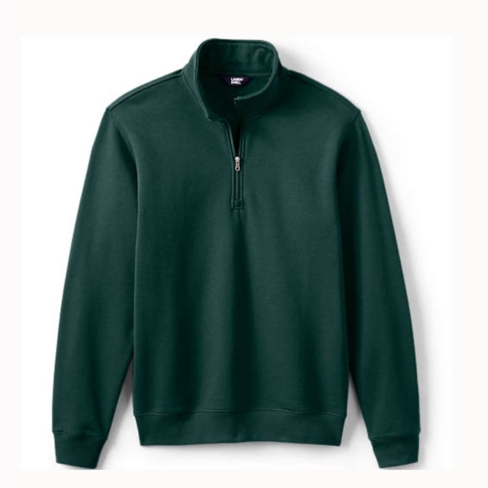 NWT Lands' End Quarter Zip Sweatshirt!